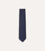 Navy Large Knot Grenadine Tipped Tie
