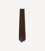 Brown Fine Woven Grenadine Silk Hand Rolled Tie