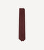 Burgundy Herringbone Shantung Silk Tipped Tie