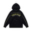 Trapstar Style Autumn/Winter Contrast Stitching Logo Hoodie - Black/Yellow