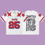 Trapstar Star Accent Football Jersey - White/Red