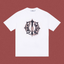 Trapstar Spiked Circle "T" Graphic Tee - White/Khaki