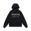 Trapstar Style Autumn/Winter Red, White & Black Gradient Logo Hoodie - Black
