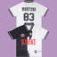 Trapstar Scarface "Montana 83" Split Football Jersey - Black/White