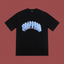 Trapstar Blue Gradient Arch Logo Tee - Black
