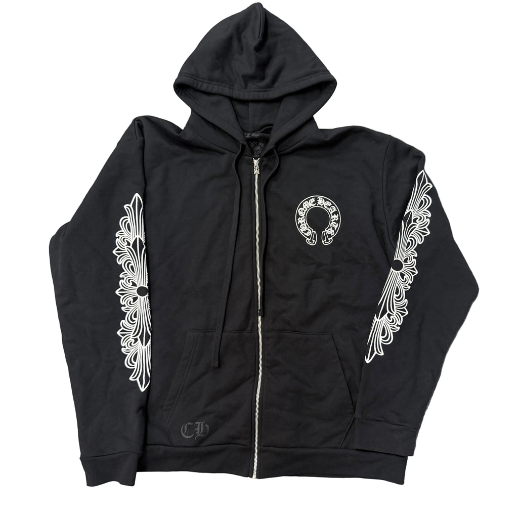 Chrome Hearts Black Honolulu Horseshoe Floral