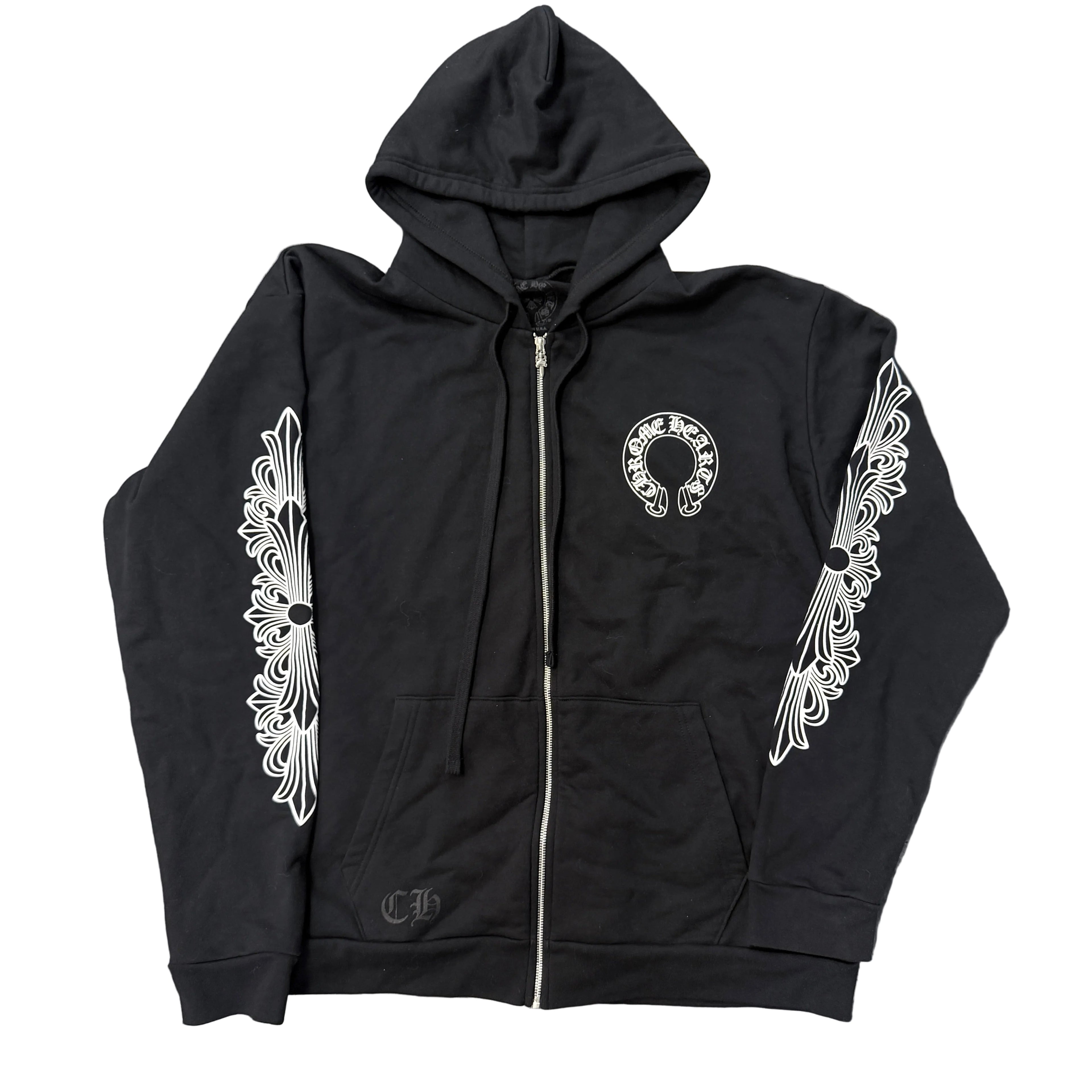 Chrome Hearts Black Honolulu Horseshoe Floral
