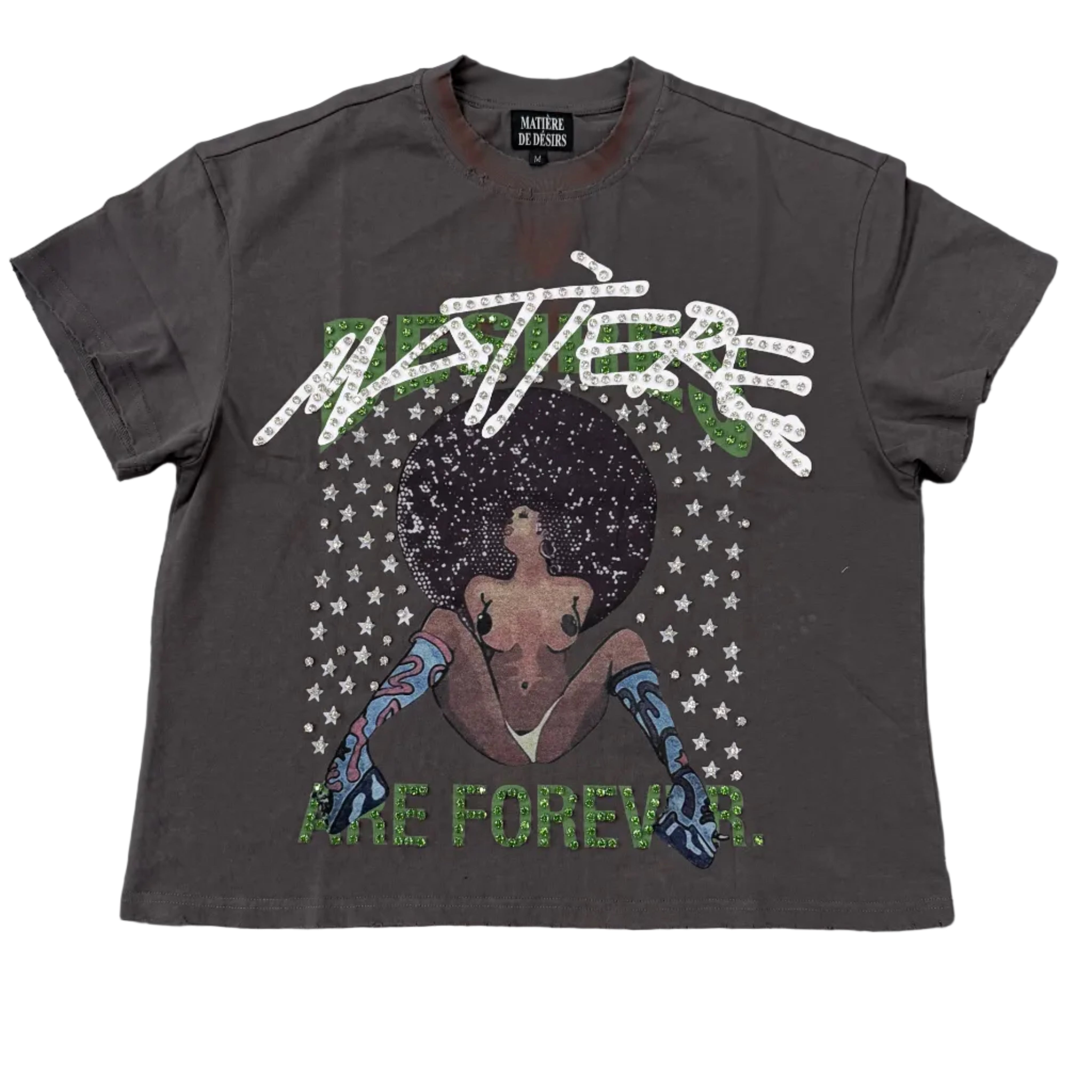 Matiere De Desirs Afro Tee Grey