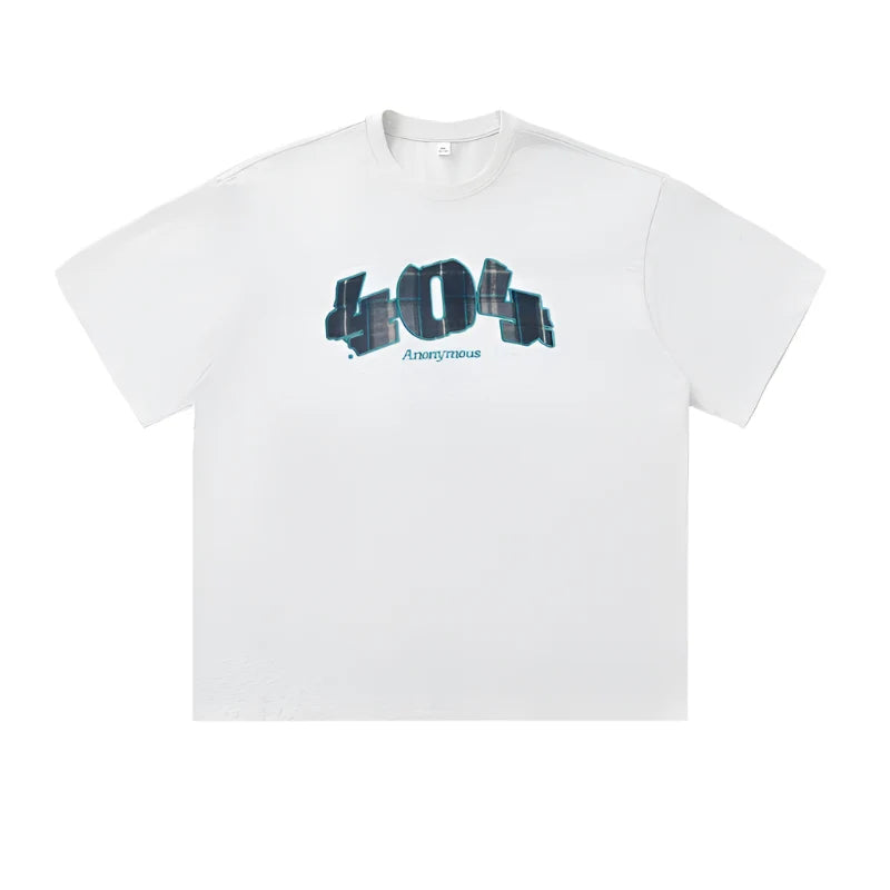 '404 Anonymous' Applique T-Shirt