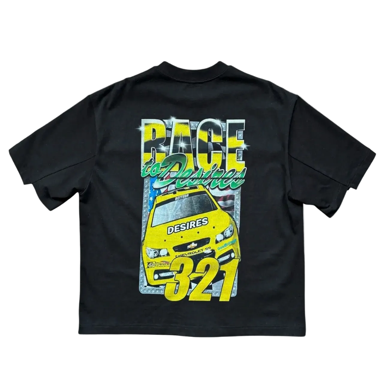 BOTTEGA DESIRES RACE TEE BLACK