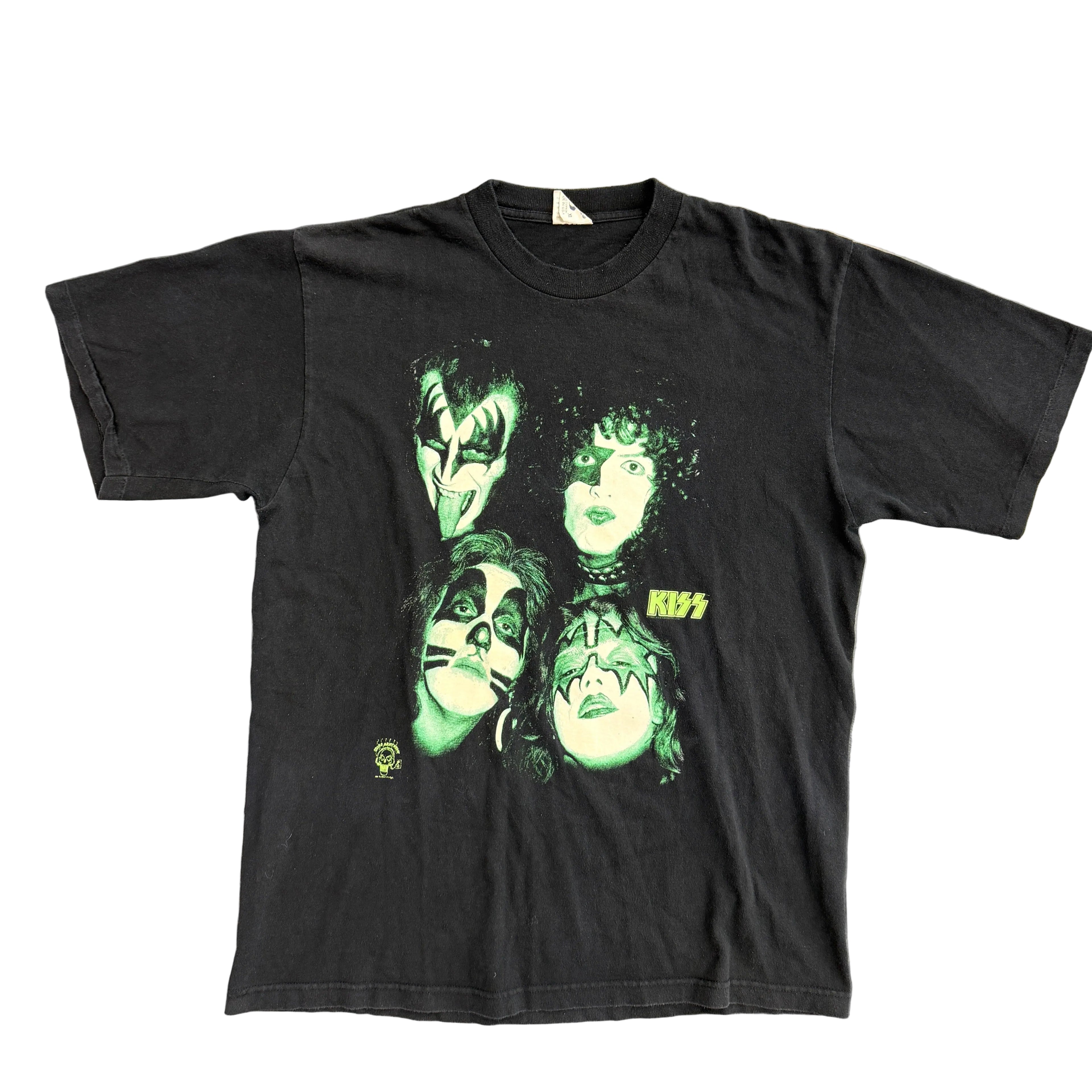 Vintage 1996 Kiss Glow In The Dark Band Tee