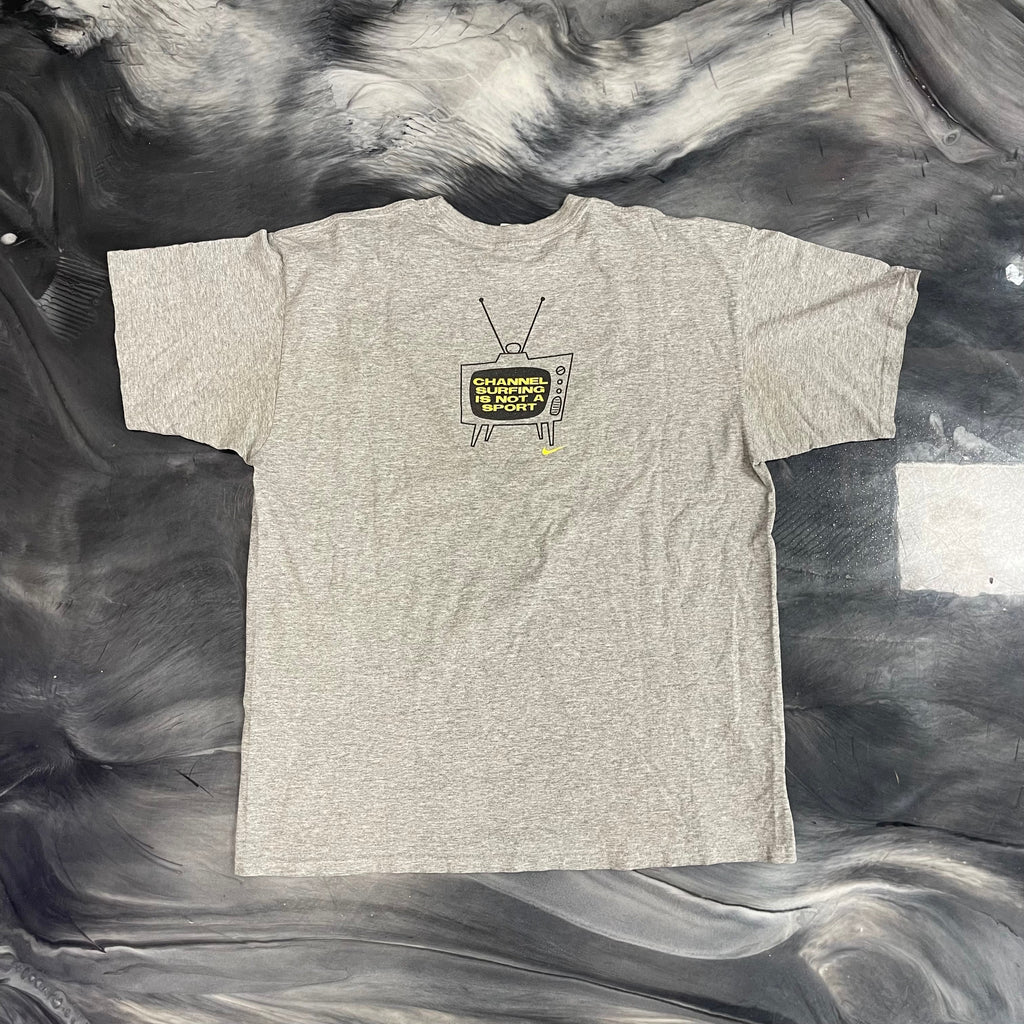 1990's “Channel Surfing Is Not A Sport” Nike Vintage Tee