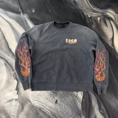 Amiri T.G.C.W. Flame Crewneck Sweater