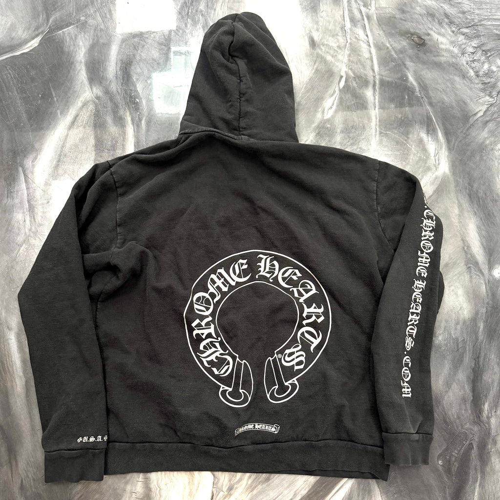 Chrome Hearts Silver Glitter
Hoodie Black ONLINE EXCLUSIVE