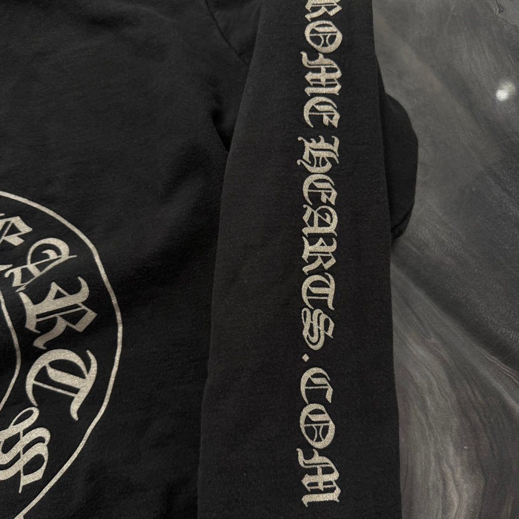 Chrome Hearts Silver Glitter
Hoodie Black ONLINE EXCLUSIVE