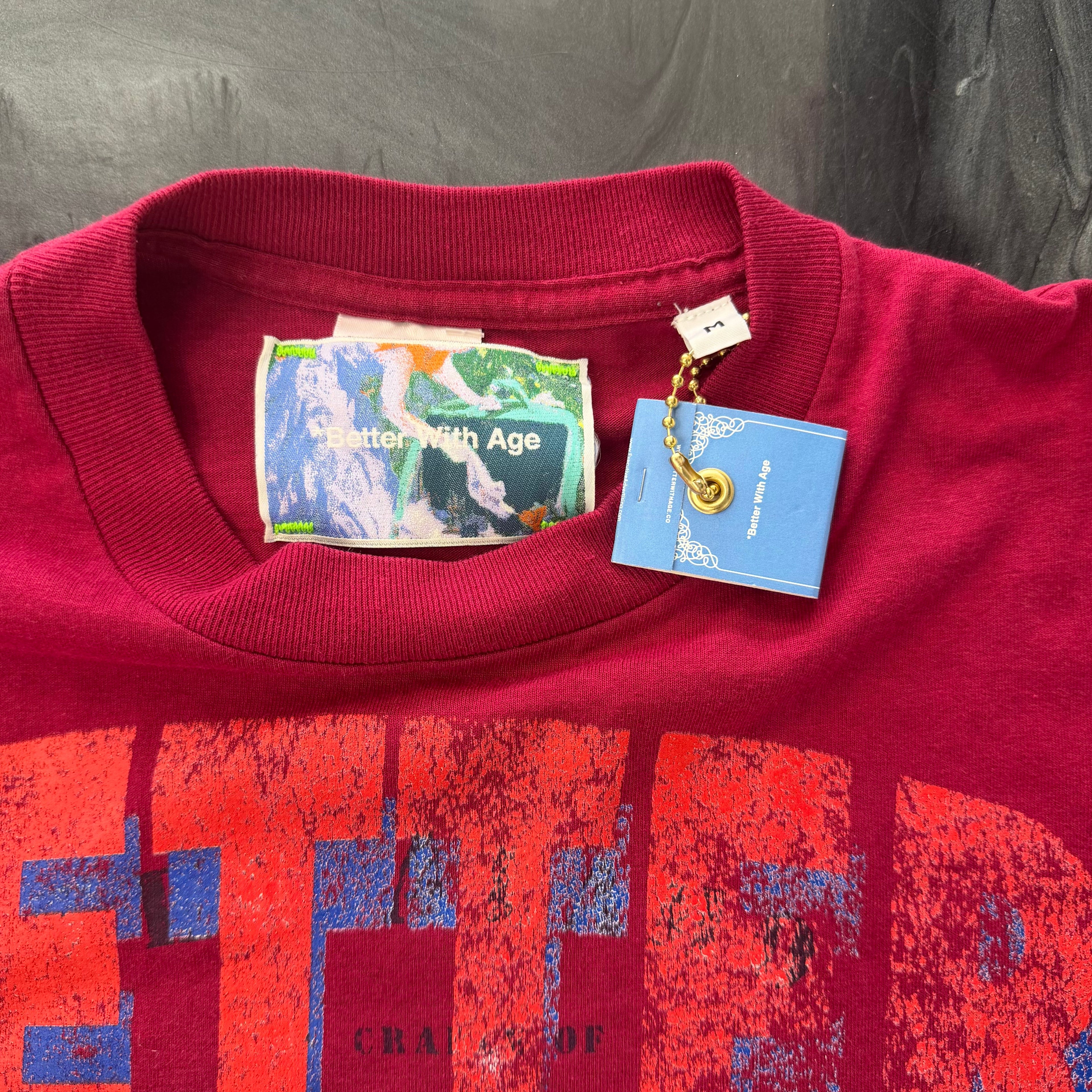 Better With Age Elian Tee dark Red