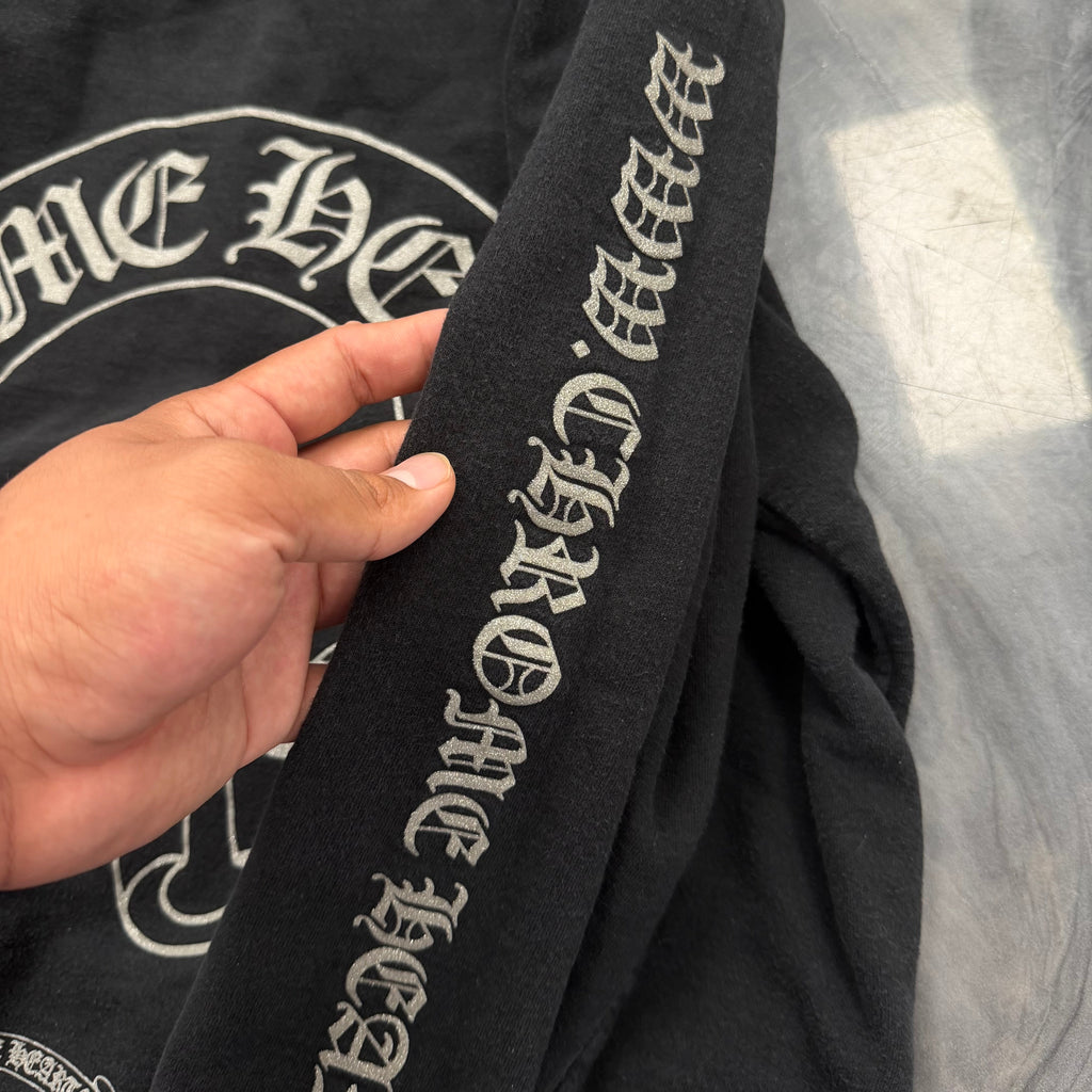 Chrome Hearts Silver Glitter
Hoodie Black ONLINE EXCLUSIVE