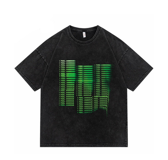 Anxious Slogan Graphic T-Shirt Hover Image