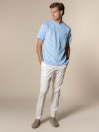 Light Blue Terry Towelling T-Shirt