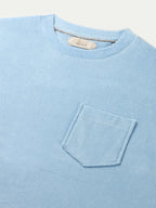 Light Blue Terry Towelling T-Shirt