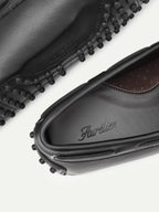 Black Leather Driving Shoes
