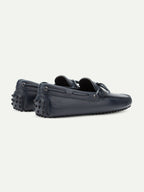 Navy Leather Driving Shoes