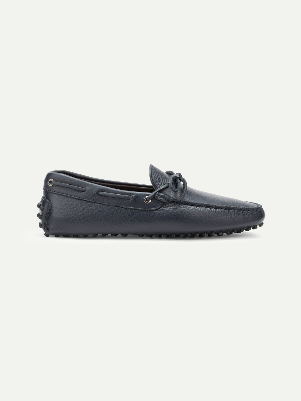 Navy Leather Driving Shoes