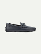 Navy Leather Driving Shoes