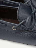 Navy Leather Driving Shoes