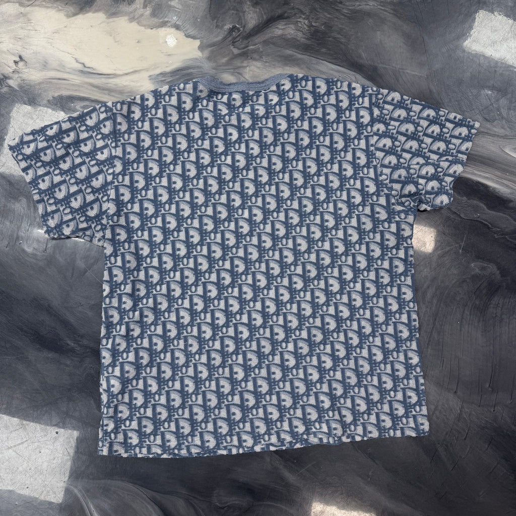 Dior Oblique Tee Blue