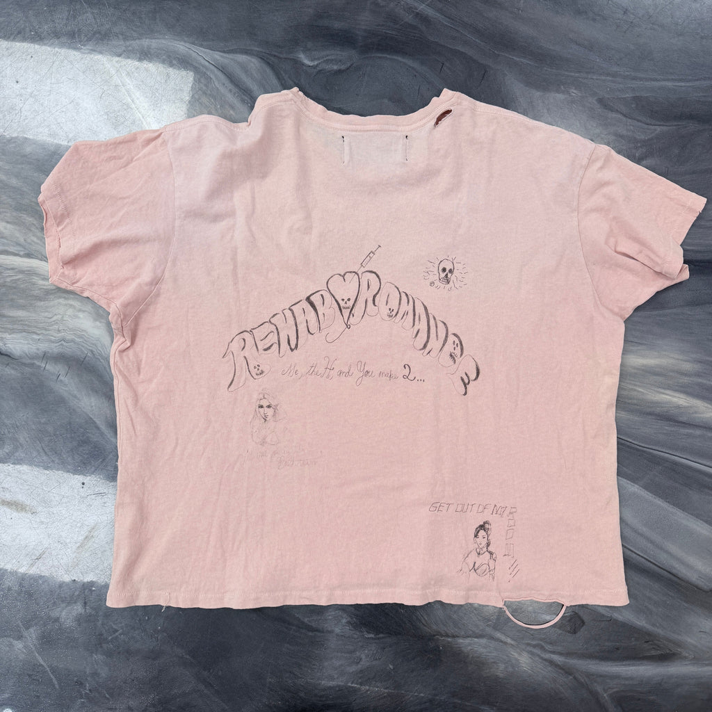 Paly Hollywood Rehab Romance Tee Pink