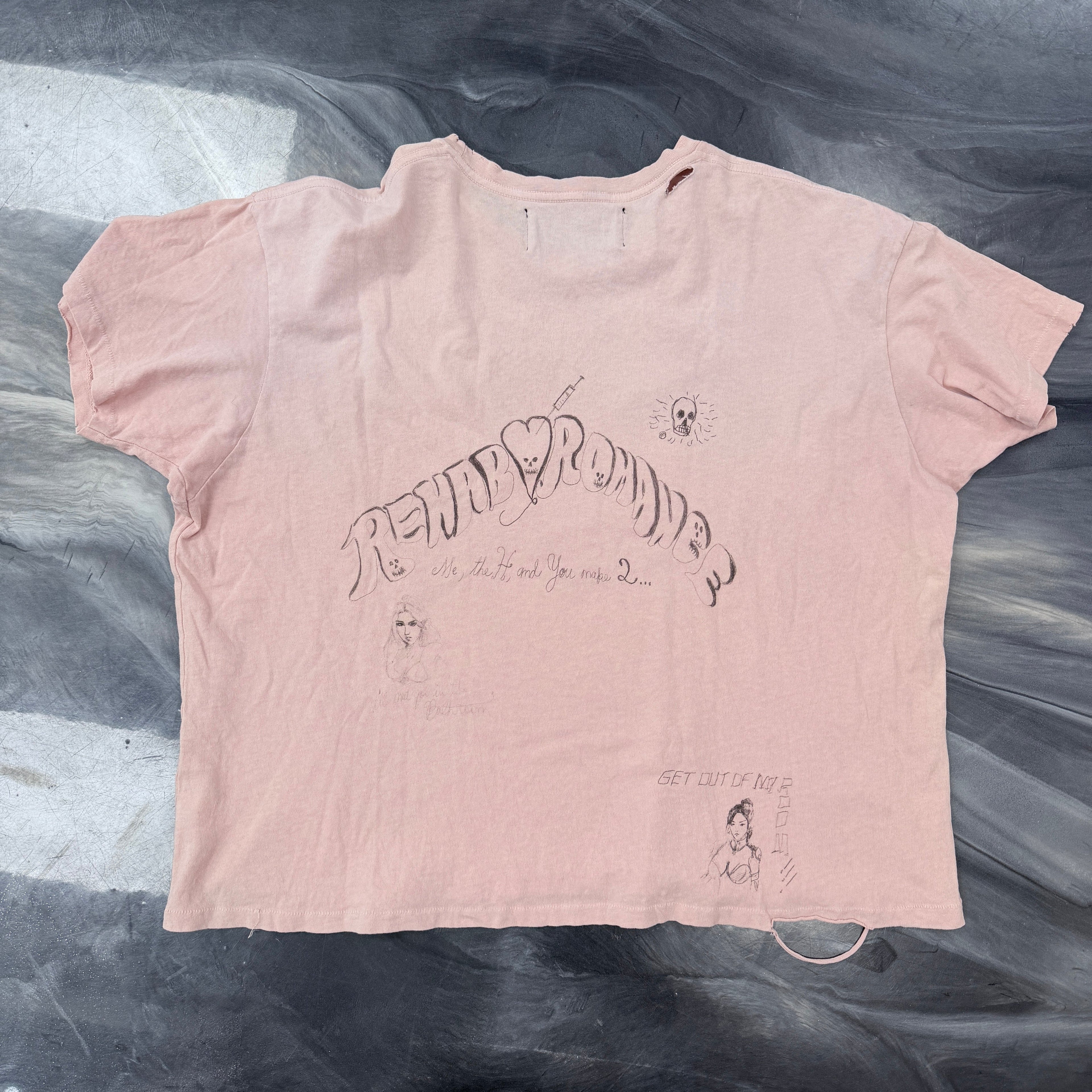 Paly Hollywood Rehab Romance Tee Pink