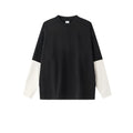 Essential Contrast Double Layer Long Sleeve T-Shirt