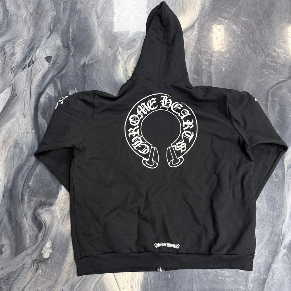 Chrome Hearts Black Honolulu Horseshoe Floral