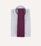 Fuchsia Pure Cashmere Solid Tipped Tie