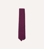 Fuchsia Pure Cashmere Solid Tipped Tie