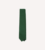Green Pure Cashmere Solid Tipped Tie