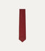 Red Fine Woven Grenadine Silk Hand Rolled Tie