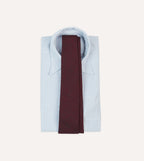 Red Shantung Silk Hand-Rolled Tie