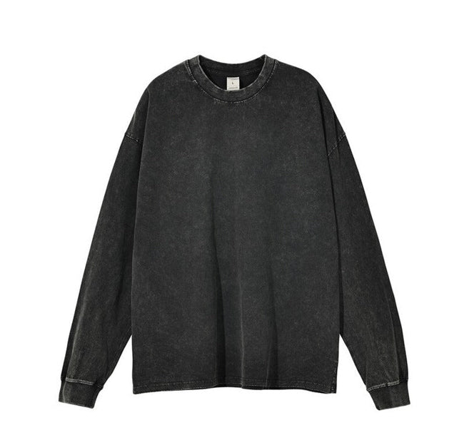 Essential Acid Washed Long Sleeve Shirt Hover Image