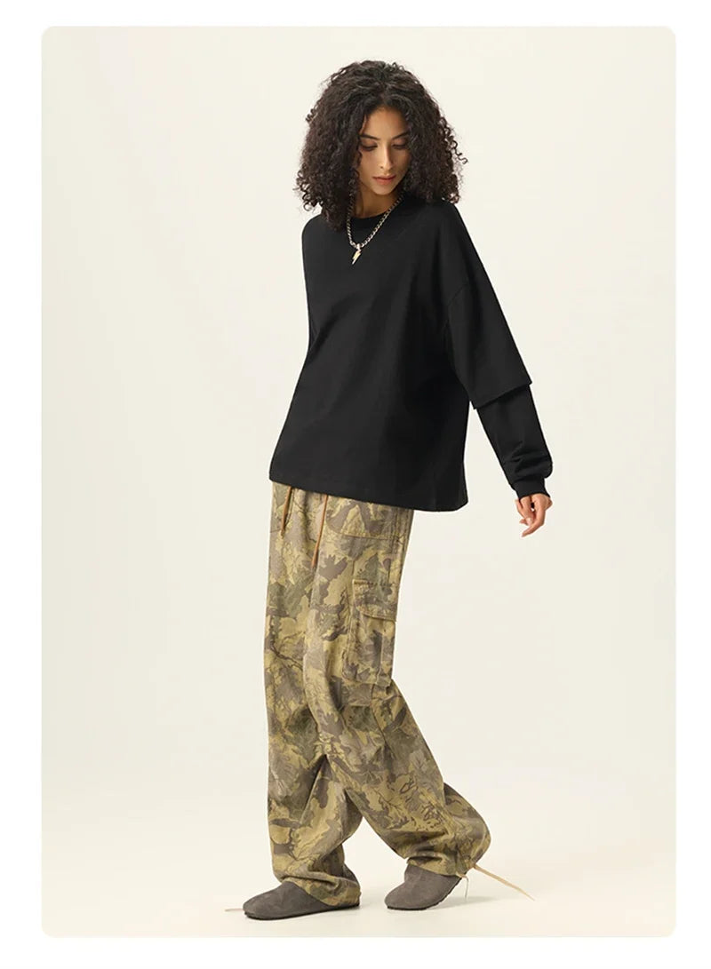 Essential Double Layer Long Sleeve T-Shirt