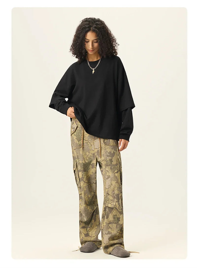 Essential Double Layer Long Sleeve T-Shirt