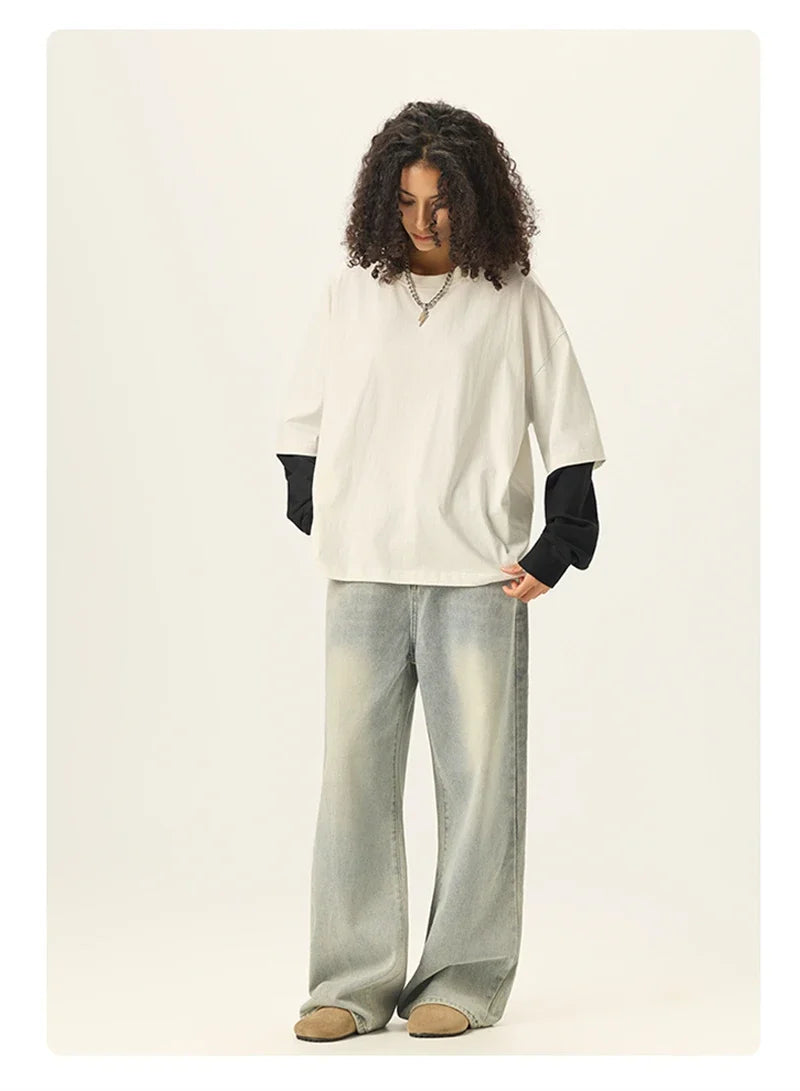 Essential Double Layer Long Sleeve T-Shirt