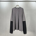 Essential Vintage Wash Double Layer Long Sleeve