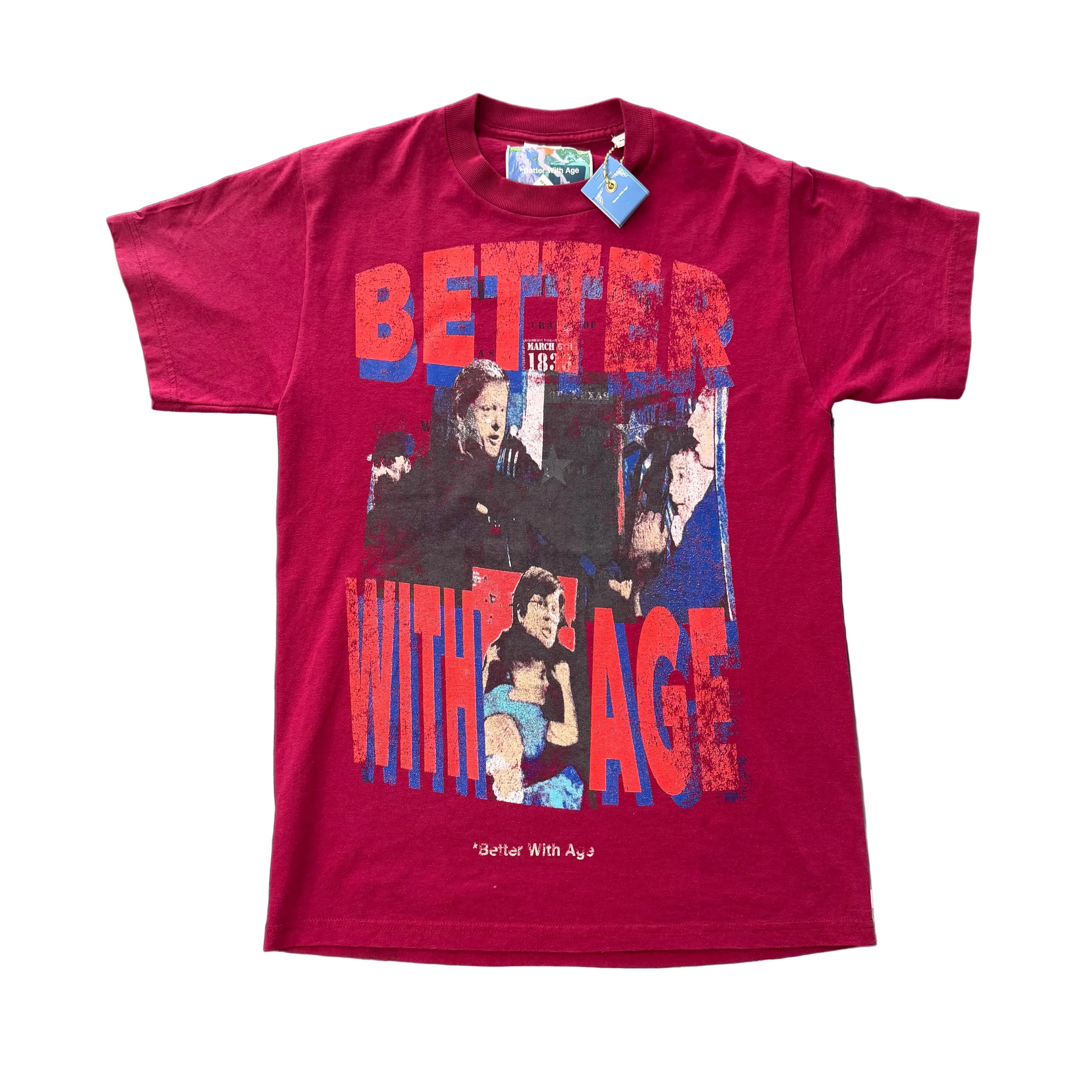 Better With Age Elian Tee dark Red