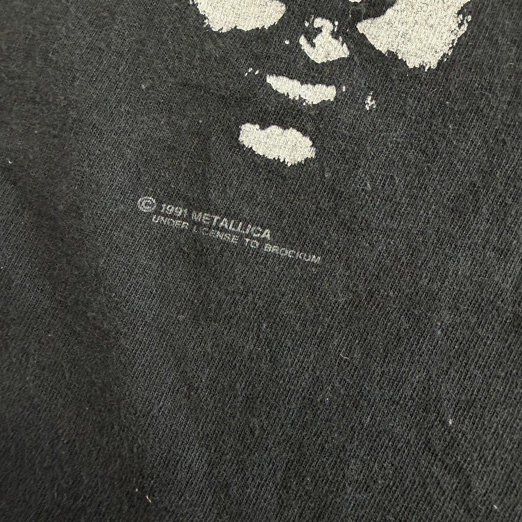 Vintage Metallica 1991 Faces Tour Tee Faded