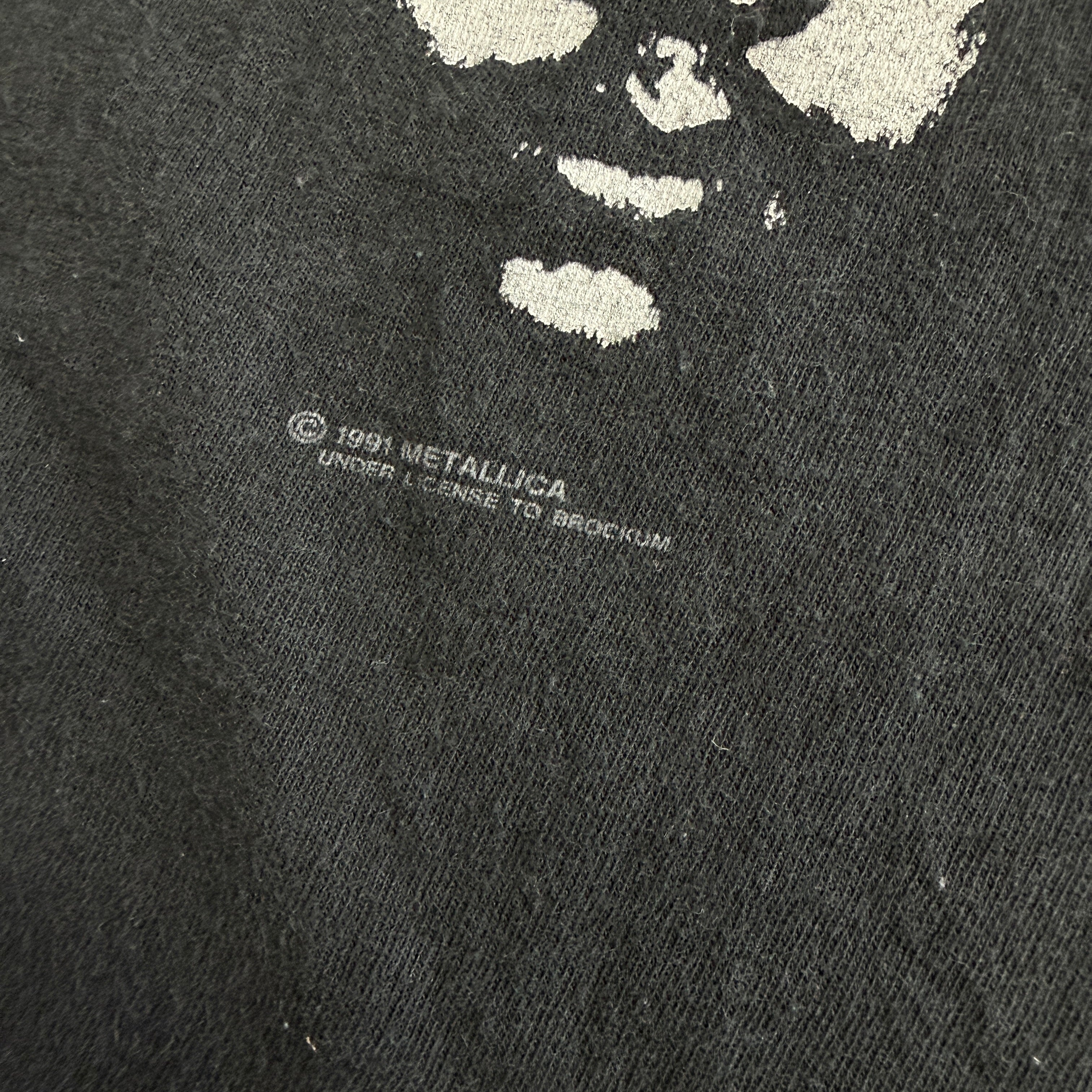 Vintage Metallica 1991 Faces Tour Tee Faded