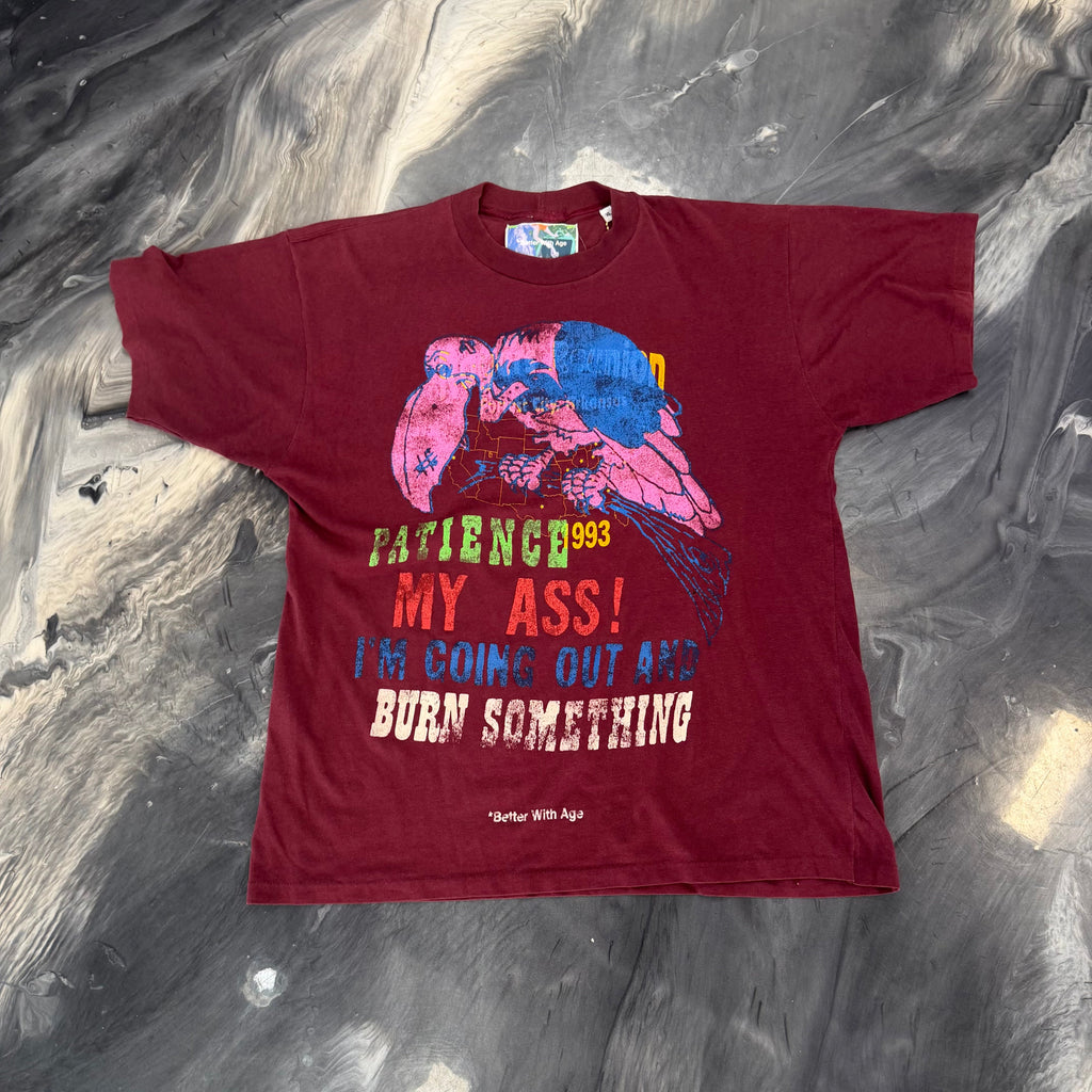 Better With Age Junk Tee Maroon