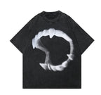 Fangs Graphic Acid Wash T-Shirt