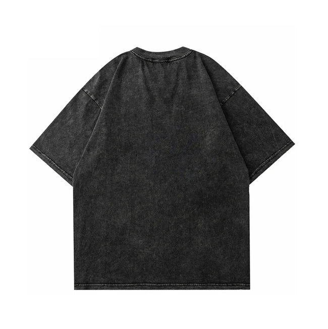 'Heaven' Acid Wash Graphic T-Shirt Main Image